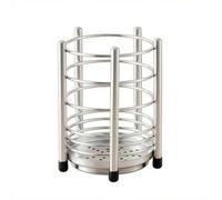 Yajuyi Portaposate da Lavello Ben Ventilato Inossidabile, Portaposate con Vaschetta Raccogligocce, Compatto, per Posate,