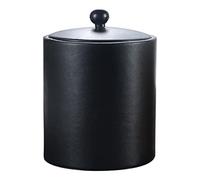 Yajuyi Secchiello per Il Ghiaccio con Isolamento Vasca per Bevande Vasca per Bevande Portatile Accessori per Bar a Doppia Parete per La Casa Mantiene Il Ghia, Nero