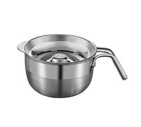 Yajuyi Separatore Albumi Uova Acciaio Inox Setaccio Filtro con Secchiello Pratico Design Cavo Separazione Adatto Cucina Casa Regalo, PICCOLO