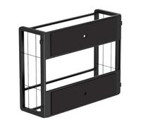Yajuyi Supporto per Vano Portaoggetti, Pratico E Resistente, Da Montare a Parete, Ideale per Ristoranti, Uffici E Altro Ancora.
