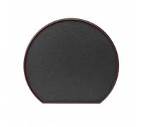 Yajuyi Vassoio Decorativo a Mezza con Base Antiscivolo Nera E Margine Rialzato per Servire The E Dolci in Ambienti Domestici Alberghieri E Aziendali, 32.5x29cm