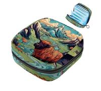 Yak-09, borsa per lo smaltimento dei tovaglioli igienici, borsa per il ciclo mestruale con cerniera di grande capacità
