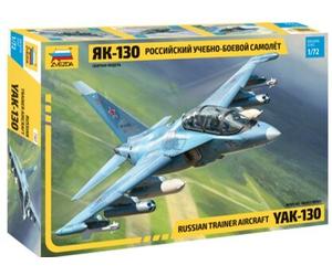 Yak-130 Russian Trainer Aircraft 1:72 Plastic Model Kit ZVEZDA