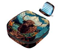 Yak-1729 - Borsa per il primo ciclo mestruale, per ragazze e donne, per coppette mestruali, per mestruazioni femminili