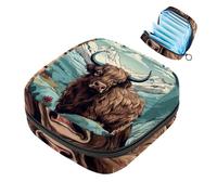 Yak-1787 - Borsa per coppette mestruali con cerniera, per assorbenti igienici, morbidi assorbenti, per ragazze e donne
