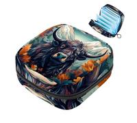 Yak-1798 - Borsa per coppette mestruali con cerniera, per assorbenti igienici, morbidi assorbenti, per ragazze e donne