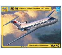 1:144 ZVEZDA Yakovlev Yak-40 Turbojet Passenger Aircraft Airplane Kit ZS7030