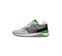 Yak-M. Suede/Nylon/Triangle Sole White-Grey-Anthracite