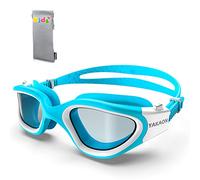 YAKAON G1Mini, occhialini da nuoto per bambini, comodi, polarizzati, anti-appannamento, per bambini dai 6 ai 14 anni