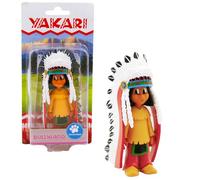 Bullyland 43364-Figura, Yakari con Decorazione di Piume, Alta Circa 11 cm, Figura Dipinta a Mano, Senza PVC, per Bambini per Il Gioco d'immaginazione, Colore Variegato, 43364