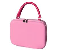 yakermur Astuccio per il trucco da donna,Astuccio cosmetico compatto | Borsa portatile scomparti modulabili Organizzazione pratica per famiglie amici sport all'aria aperta palestra colleghi, Rosa, Se