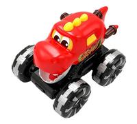 yakermur Auto Dinosauri per | Modello Auto Giocattolo Interattivo con Luce - Camion Dinosauro Pressione con Luce - per Ragazzi Ragazze Tutto Compleanno Natale Feste Giorno