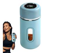 yakermur Bicchieri da bevanda in - bottiglia d'acqua portatile 280 ml | Tazza antiscivolo portatile per tè/caffè con visualizzazione della temperatura in reale - casa ufficio viaggi