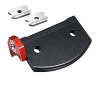 yakermur Boccaglio per bordo di lavoro del legno, fascia per bordo in legno per burr - Trimmer della striscia di bordo 'impiallacciatura con 3 taglierine di sostituzione, strumento di taglio della