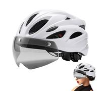 yakermur Caschi da bicicletta da montagna,Caschi da bicicletta da montagna,Caschi da esterno con illuminazione posteriore ricaricabile | di, Caschi regolabili e traspiranti per uomo donna