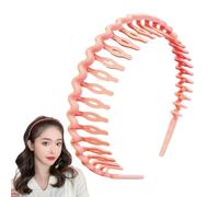 yakermur Cerchietto per capelli con denti | Fascia antiscivolo in resina sintetica per donna - sottile e antiscivolo, accessorio per capelli alla moda per lo sport, la casa, i viaggi