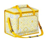yakermur Cestino da picnic isotermico, borsa termica portatile a prova di perdite e impermeabile, cestino pic-nic, per catering, all'aperto, viaggi, shopping, barbecue, campeggio, porta