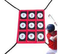 yakermur De Lancer Zone De Strike - Rete Di Allenamento per Softball,Rete Di Allenamento Regolabile 9 Caselle Portatile per Colpo - Uso Interno/Esterno, Scuola E Famiglia