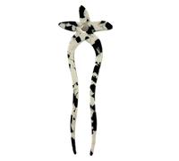 yakermur Forcine per capelli a forma di U, pellicce per piccoli, Starfish Design Hairpin Fork For Buns, per capelli versatili lunghi e spessi che viaggiano con copertine di navetta