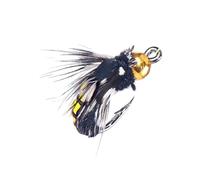 yakermur Ganci per mosche secche, ganci per la pesca - Ganci da pesca alla trota di simulazione a mano realistici - Attrezzatura resistente all'usura per gli amanti dei pescatori esperti