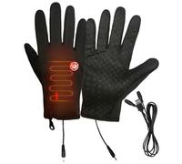 yakermur Guanti Riscaldati, Sottile Con Batteria Ricaricabile Temperature Regolabili Mani Artritiche, Ultra-Fine Per Guidare O Ciclismo Sci Touchables, Nero L, Se référer au descriptif