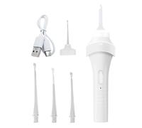 yakermur Kit per la pulizia delle orecchie, strumento elettrico per la pulizia delle orecchie con LED, wireless, intelligente, riutilizzabile, bellezza e cura della persona per la casa, i viaggi e