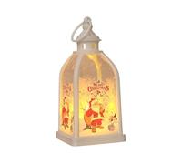 yakermur Lanterne di Natale - Lampada a batteria, lanterna a LED, per la notte di Natale, feste al chiuso, inverno, tavolo, cortile, albero