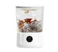 yakermur Lavatrice per biancheria intima, 2 l, portatile, compatta, con luce blu, per calzini, vestiti per bambini, mutandine, dormitorio, camper, casa, viaggi, attività all'aperto