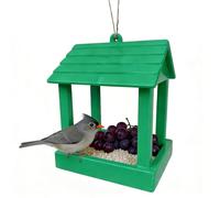 yakermur Mangiatoia per uccelli da casa, design aperto resistente alle intemperie, con mangiatoie decorative appendibili per uccelli, per colibrì, fringuelli, vedute da giardino, balcone, esterno
