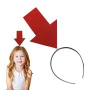 yakermur Marchio esclamativo fascia per capelli, copricapi di Halloween - esclamazione divertente Mark Arrowhead Hairband | Decorazione del cerchio dei capelli di compleanno, novità per