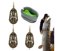 yakermur Metodo di alla con Piombo - Set di Montaggi per Metodo - Kit di Design Attraente con di Liberazione Rapida per Lago Fiume Flotta