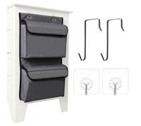 yakermur Organizzatore porta | Salvaspazio dietro la porta, porta portaoggetti verticale impermeabile da parete per camera da letto bagno armadio