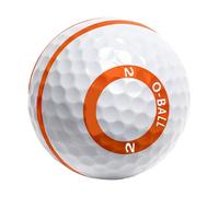 yakermur Palline da Golf al coperto, palle da Golf di allenamento - Palla a Lunga Distanza a Grande Distanza con Linee Arancione | Sportivi, Forniture per l'allenamento Swing per la