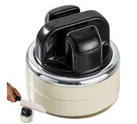 yakermur Regolatore di pietra per coltelli, pietra di nitidezza a ventosa - strumento per affilare coltelli da ventosa, gadget da cucina sferica, strumento per tagliachef tascabile in 2 fasi, pietra a