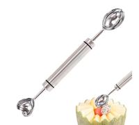 yakermur Scooper di frutta e palla, scoop di baller di anguria - Scoop da ballare a doppia testa per anguria | Cucchiaio in acciaio inossidabile per la palla da dessert al sorbetto al