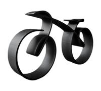 yakermur Scultura Minimalista Bici Arte, Elegante Scultura della Bicicletta Filo per Ciclisti, Maglia Stile Bicicletta, Nero Linea della Bicicletta Scultura Arte, Figure della Bicicletta