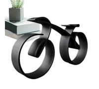 yakermur Scultura Minimalista Bici Arte, Elegante Scultura della Bicicletta Filo per Ciclisti, Maglia Stile Bicicletta, Nero Linea della Bicicletta Scultura Arte, Figure della Bicicletta