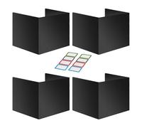 yakermur Separatore Desktop Colore Pannello Separazione Giunzione A Forma di U Tavolo Pieghevole,Divisore Privacy Tabella,Splicing U,per La Scuola,Ufficio,Libreria