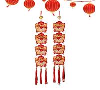 yakermur Striscioni Per Porta Per Il Nuovo Anno | Ornamento Per Decorazione Con Frange Design | 2026 Banner Per Porta In Tessuto Non Tessuto Per Il Nuovo Anno - Per La Casa, L'Esterno, Il Soggiorno E