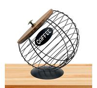 yakermur Supporto kcup per bancone, porta baccelli, cesti per pod alla stazione di caffè, decorazione per ufficio, ciotola per frutta, supporto in metallo, porta per controsoffitti