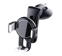 yakermur Supporto per auto per telefono cellulare, supporto per telefono auto, 360 rotazione del supporto del telefono di supporto, per auto per paraurti, cruscotto, finestra, console