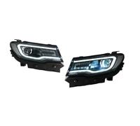 YAKISA Faro Fanale Proiettore Per Jeep Per Compass 2017-2019 Gruppo Ottico Anteriore Modificato Con Luce Diurna A LED Indicatore Di Direzione Lente Doppia Allo Xeno Gruppo Fari