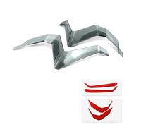 YAKISA Moto Per X-ADV 750 2021-2024 Accessori Deflettori Aria Carenatura Gambe Deflettore Vento Parabrezza Laterale Estensione Del Parabrezza Per Moto (Smoke Gray)