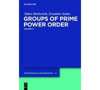 Yakov Berkovich Zvonimir J Groups of Prime Power Order. Volu (Copertina rigida)