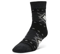 Yaktrax Cabin, calze doppio strato con aloe e interno in morbido velluto, ultra-soffici e imbottite, elegante regalo invernale.,Nero,EU Taglia 41-47