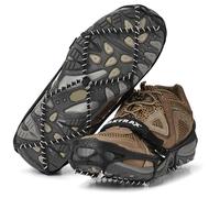 Yaktrax Pro, tacchetti da escursionismo a trazione pesante, cinturino in gomma resistente e bobine in acciaio inossidabile da 1,4 mm, trazione su ghiaccio e neve, nero