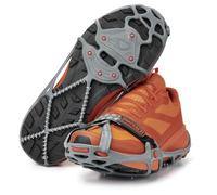 Yaktrax Run Traction Cleats - Ramponi in acciaio e bobine per grip a 360° su neve e ghiaccio, cinghie riflettenti, testato fino a -41 °C, ideale per la corsa invernale