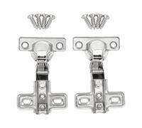 YAKUFAST 2PCS Inserto 25 millimetri Piccola Cerniera for Mobili Soft Close Mini Serranda Idraulica for Armadio Da Cucina Cerniere Della Porta Buffer(2)