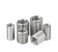 YAKUFAST 304 Acciaio Inossidabile Sotted All'interno Esterno Auto-tapping Filetto Inserire Adattatore Dadi A Vite Manica Convertitore Dadi M2 M2.5 M3 M4-M12(Length 10mm,M2.5xM5-5pcs)