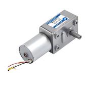 YAKUFAST JGY-2430 Motore riduttore a vite senza fine con turbina DC brushless in miniatura, regolazione della velocità, piccolo motore 12v24v, ingranaggio autobloccante for CNC(10 RPM_24V)